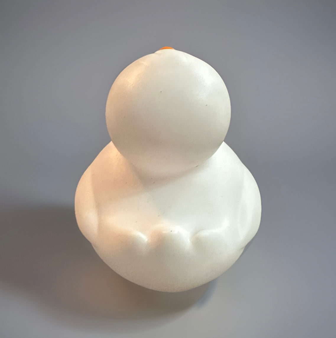 White USA Patriotic Rubber Duck 2”