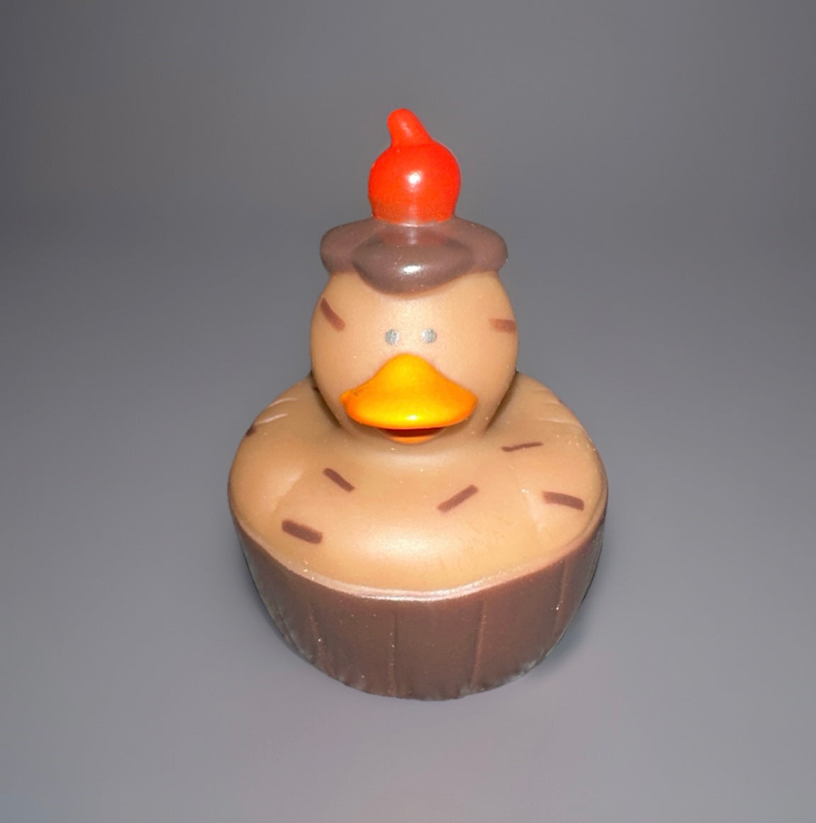 Chocolate Cupcake Rubber Duck 2”