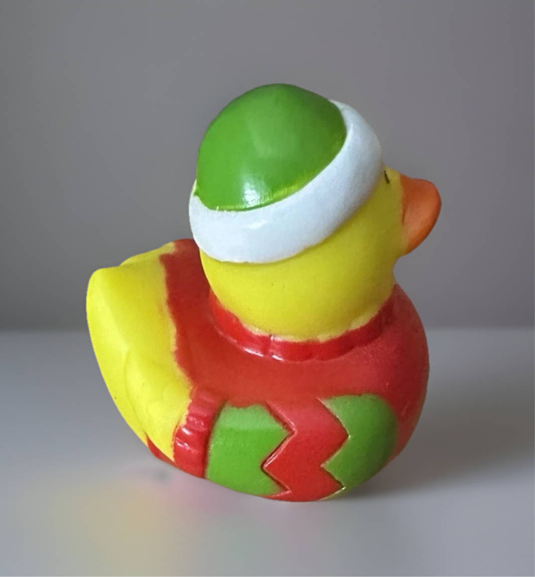 Christmas Ugly Sweater Rubber Duck 2”
