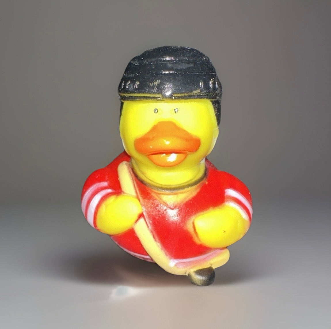 Hockey Red Uniform Rubber Duck 2”