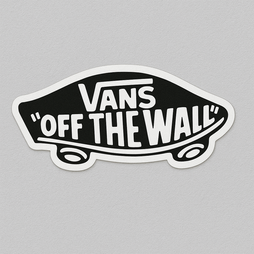 Vans Off The Wall Vinyl Sticker by Reed’s Rubber Ducks