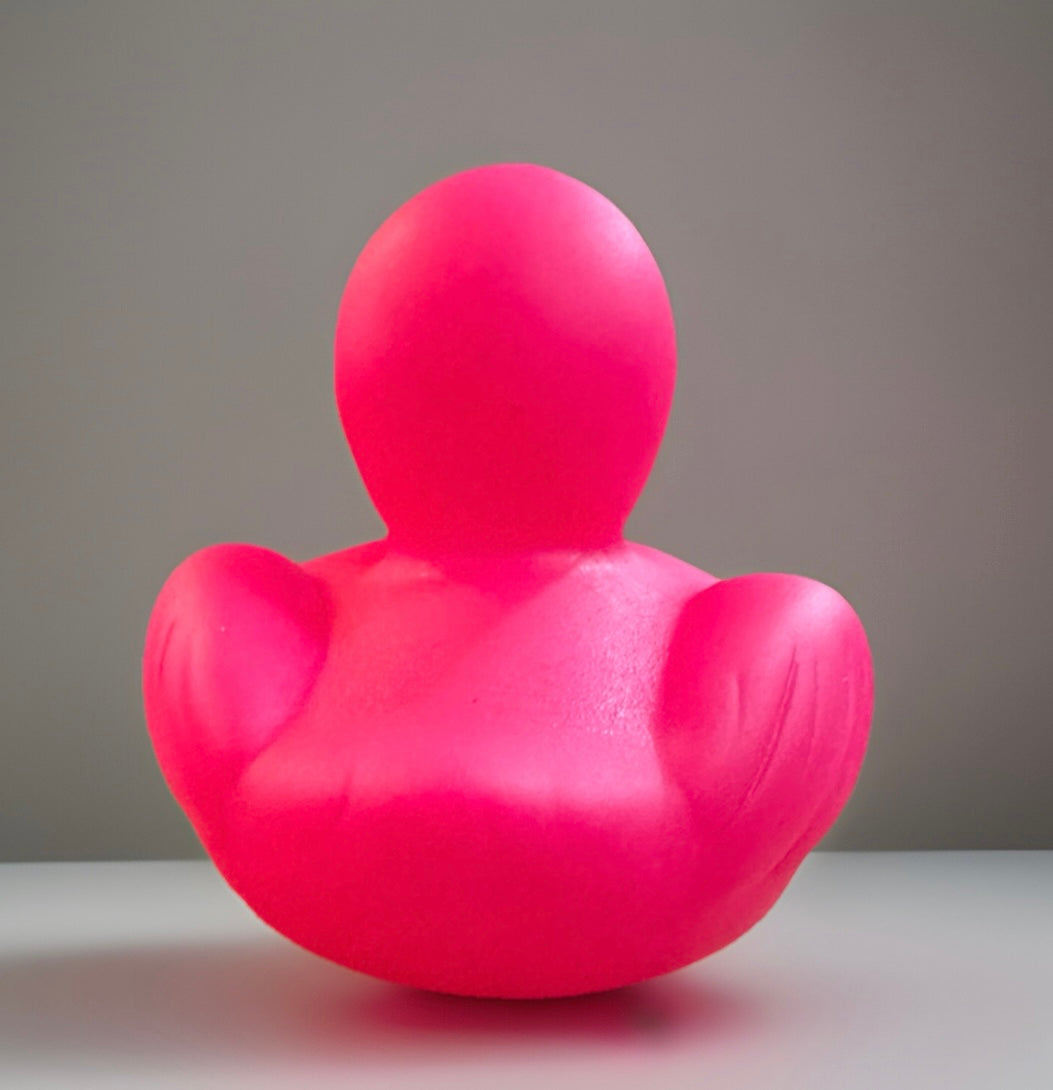 Pink Flamingo Rubber Duck 2”