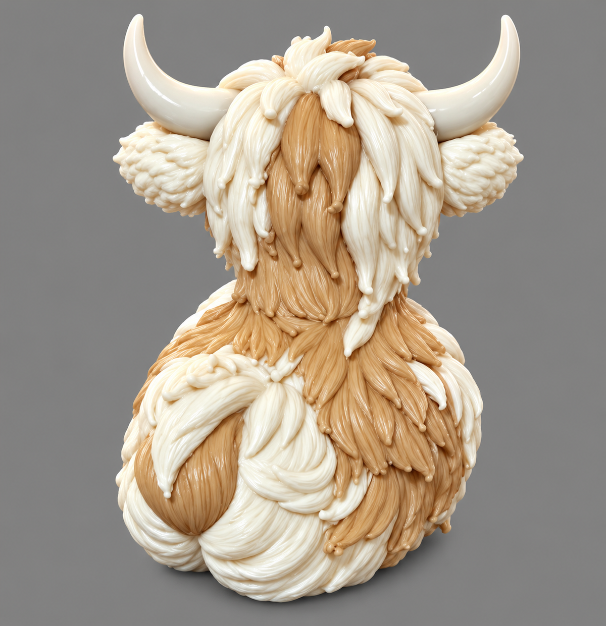Highland Cow Duck/3D Printed Duck/Collectible Duck/ Duck Collector