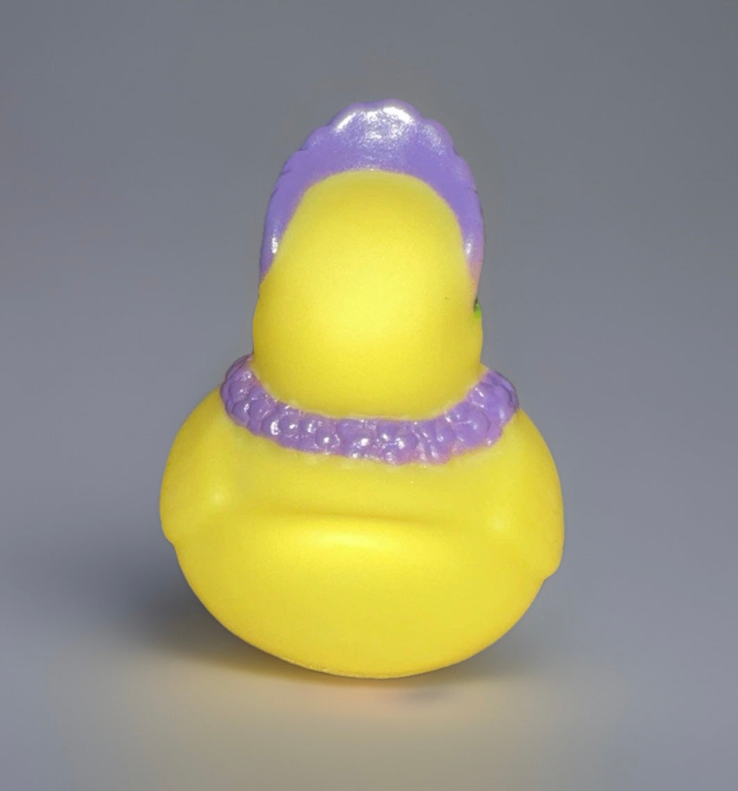 PurpleMardi Gras Rubber Duck 2”