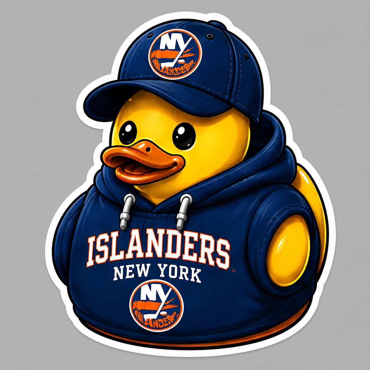 New York Islanders Die-Cut Vinyl Waterproof Sticker