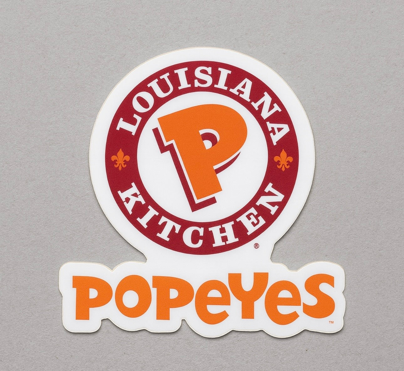 Popeyes Die-Cut Sticker by Reed’s Rubber Ducks