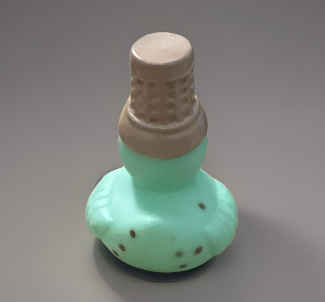 Mint Chocolate Chip Icecream Cake Cone Rubber Duck 2”