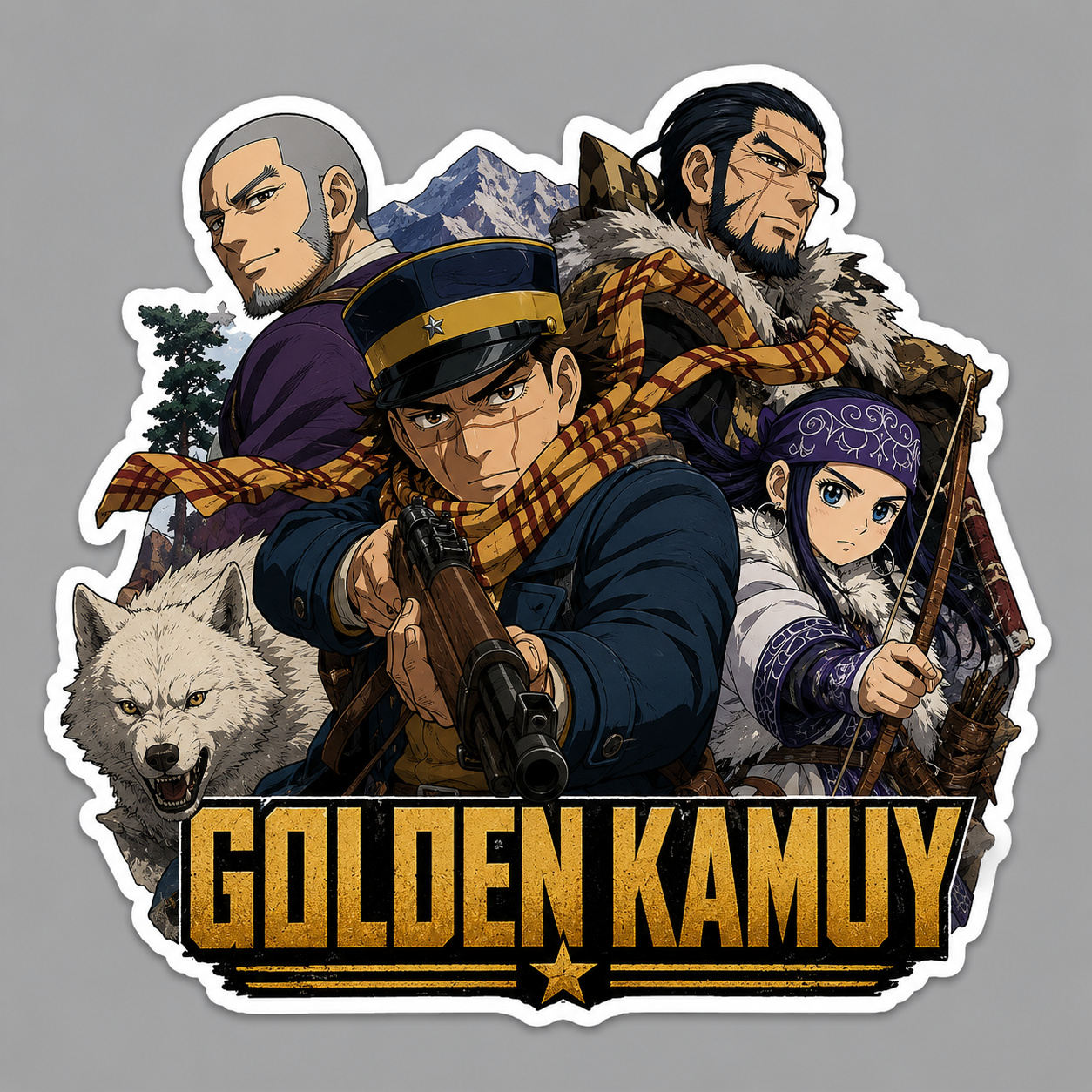 Anime Die-cut Waterproof Vinyl Sticker by Reed’s Rubber Ducks