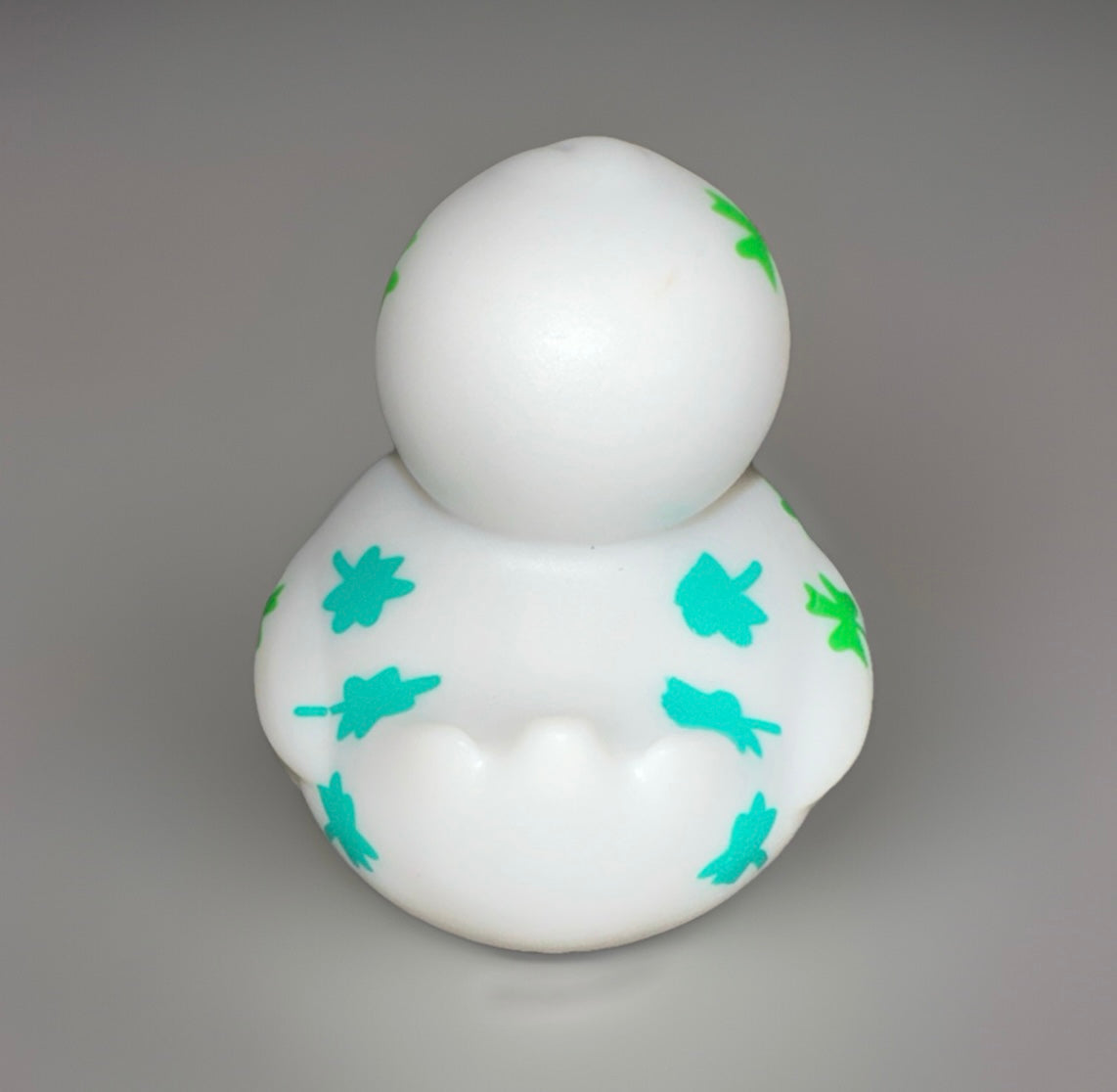 White St. Patrick’s Day Rubber Duck 2”