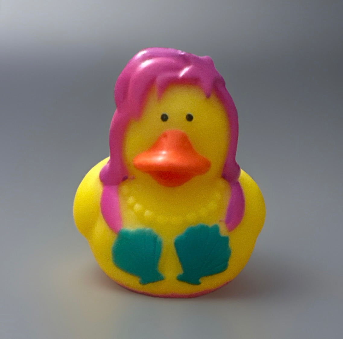 Pink Hair Mermaid Rubber Duck 2”