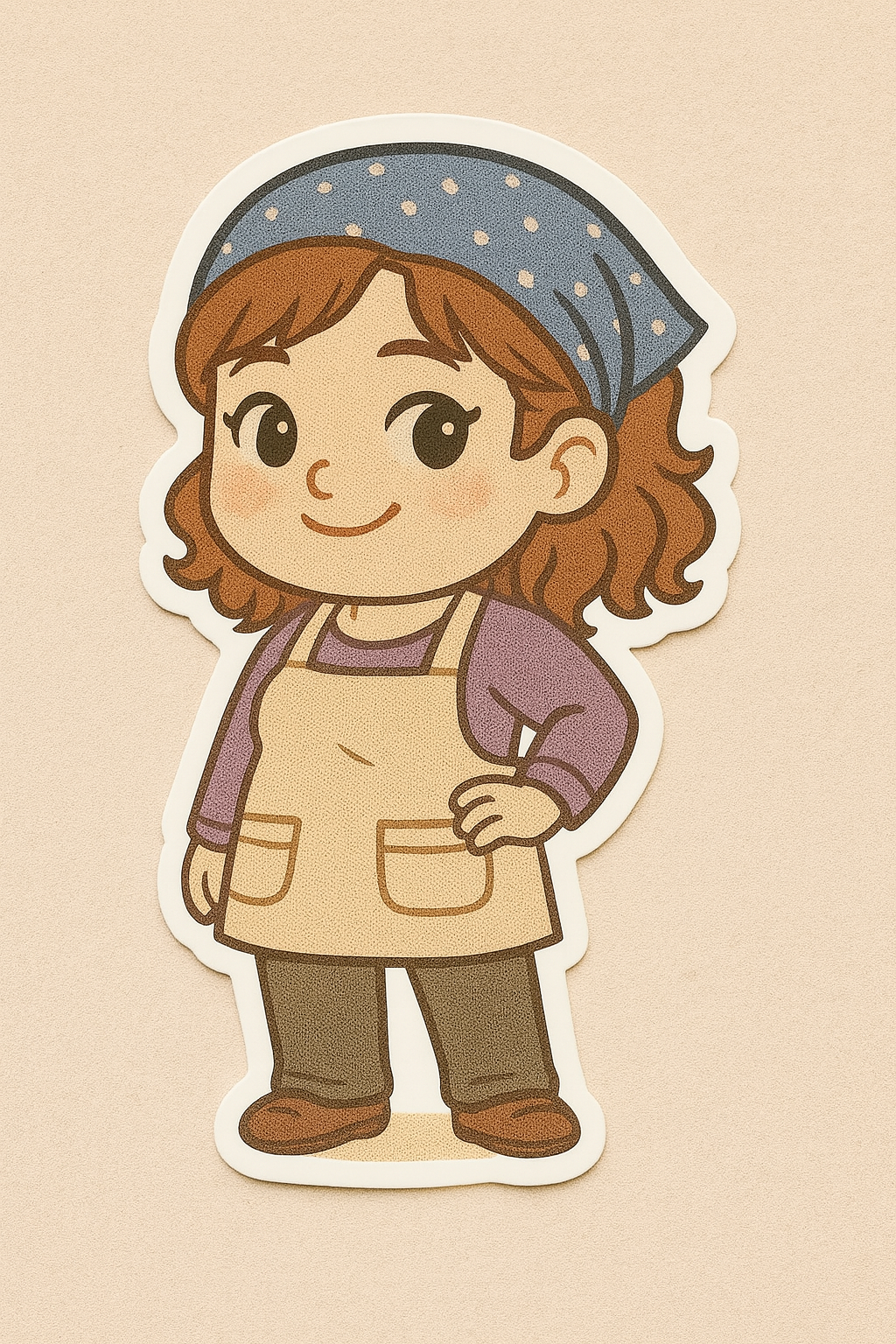 Gilmore Girls Sookie Chibi Die-cut Vinyl Sticker by Reed’s Rubber Ducks