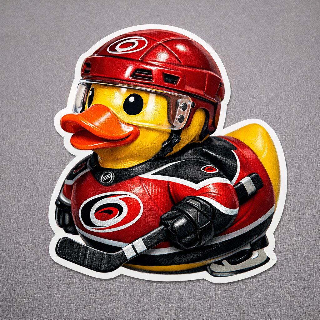 Carolina Hurricanes Die-Cut Vinyl Waterproof Sticker