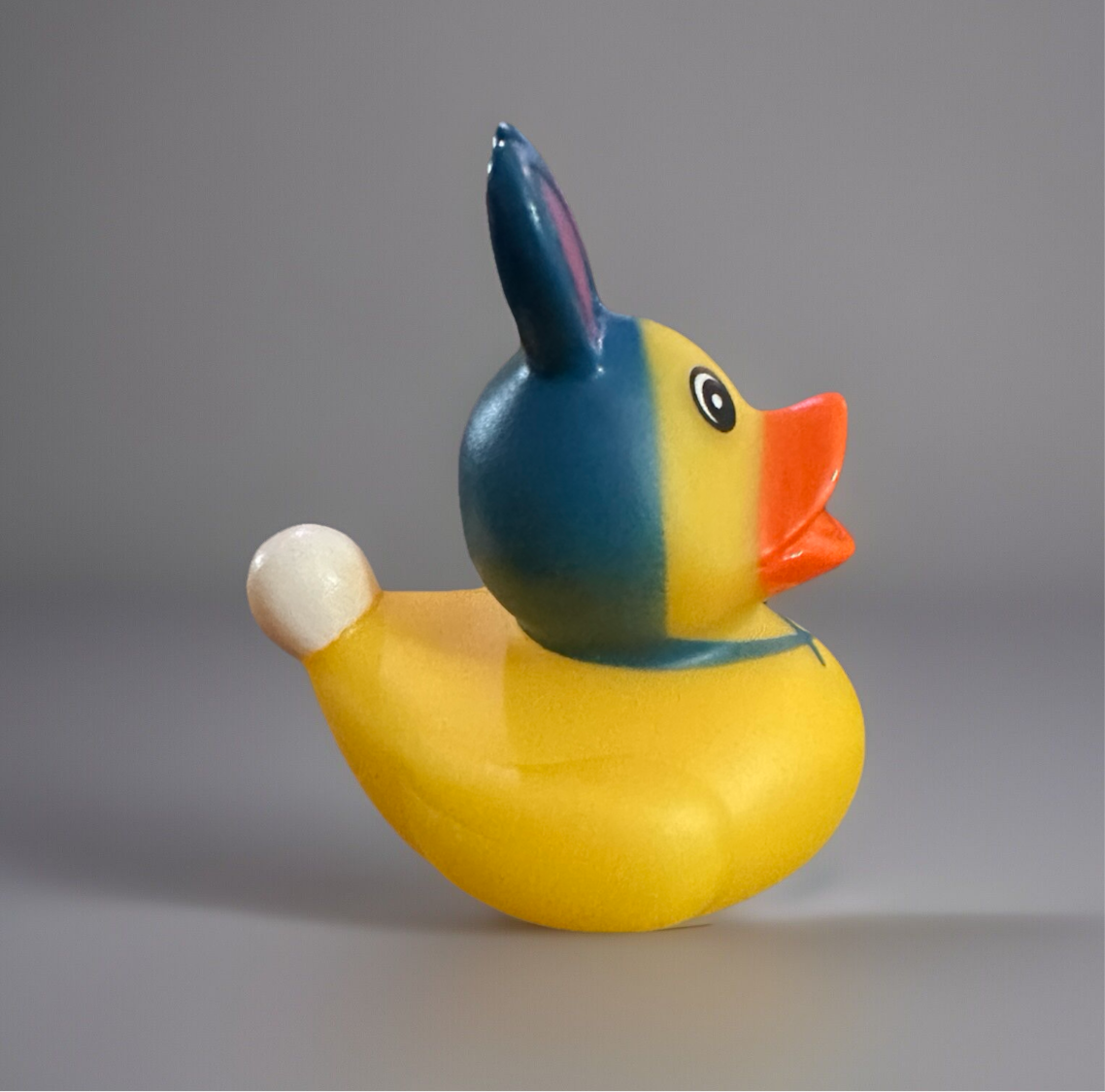 Reed's Easter rubber duck collectibles featuring a colorful design with bunny ears