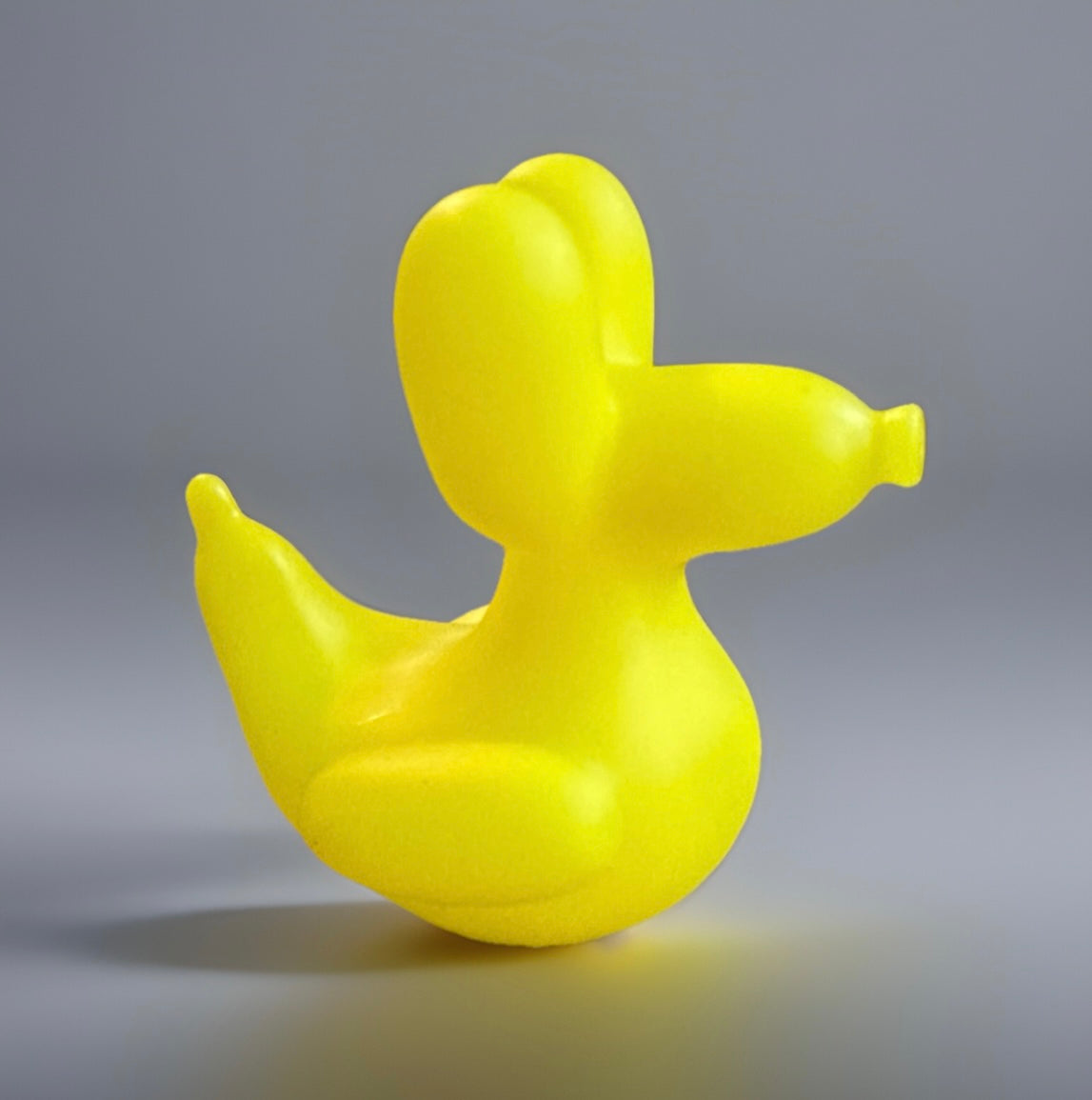 Yellow balloon animal rubber duck from Reed’s Rubber Ducks and Sensory Shop