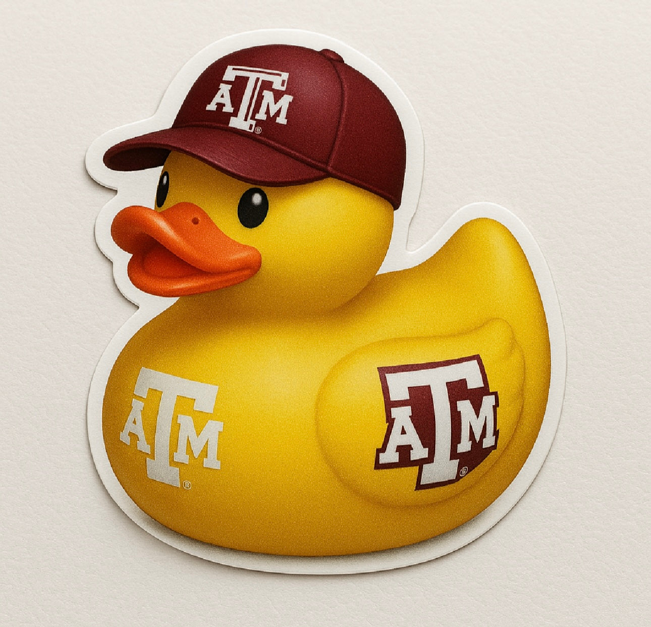 NCAA Die-Cut Waterproof Vinyl Sticker – Reed’s Rubber Ducks and Sensory ...