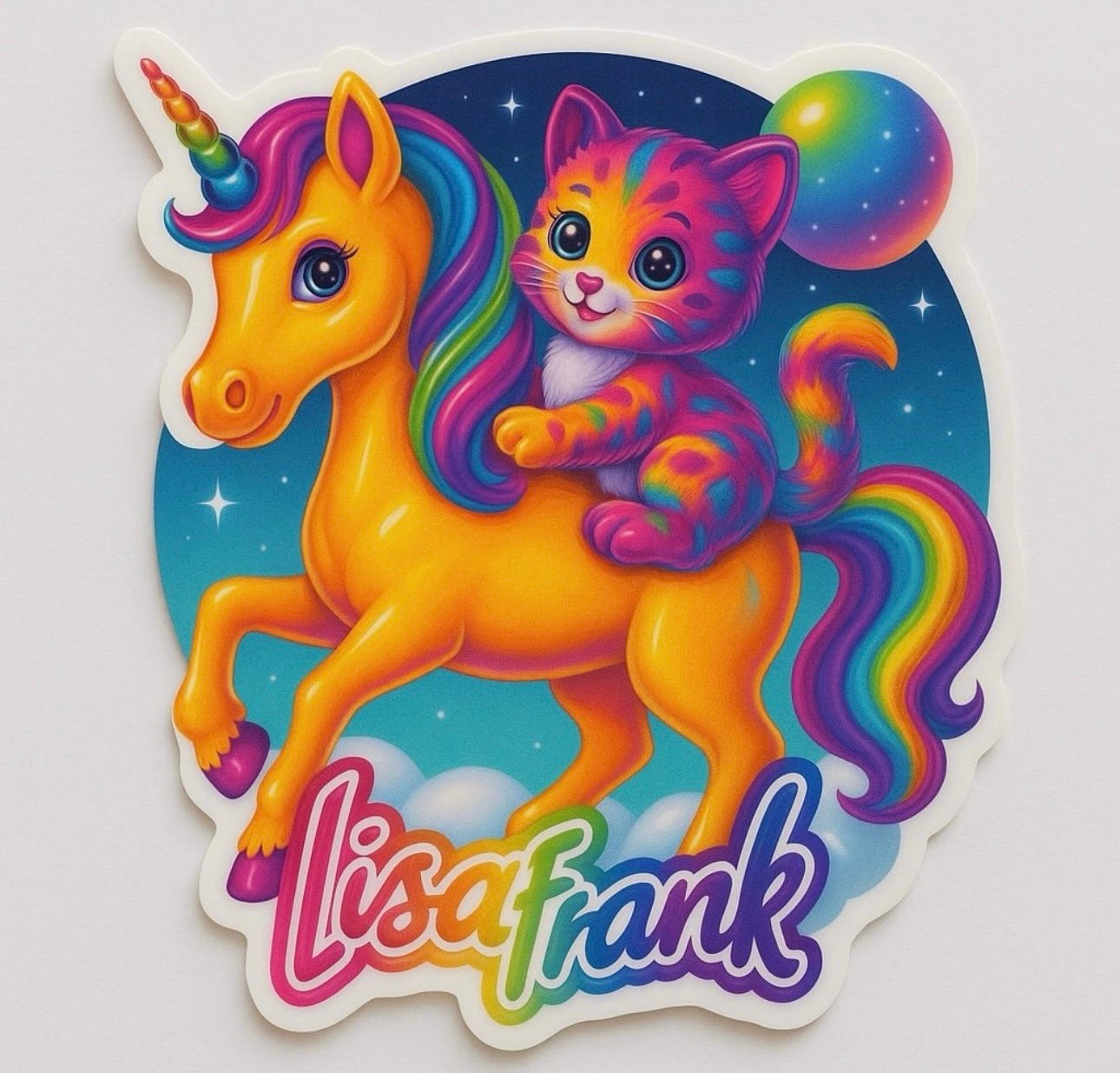 Lisa Frank Sticker by Reed’s Rubber Ducks and Sensory Shop