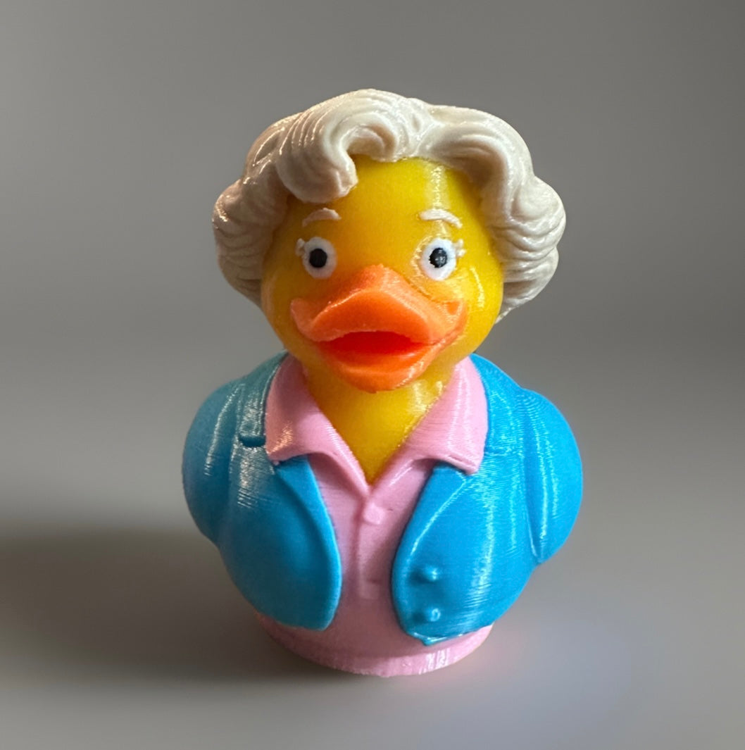 Reed's 3D Printed Betty White Duck-Collectible