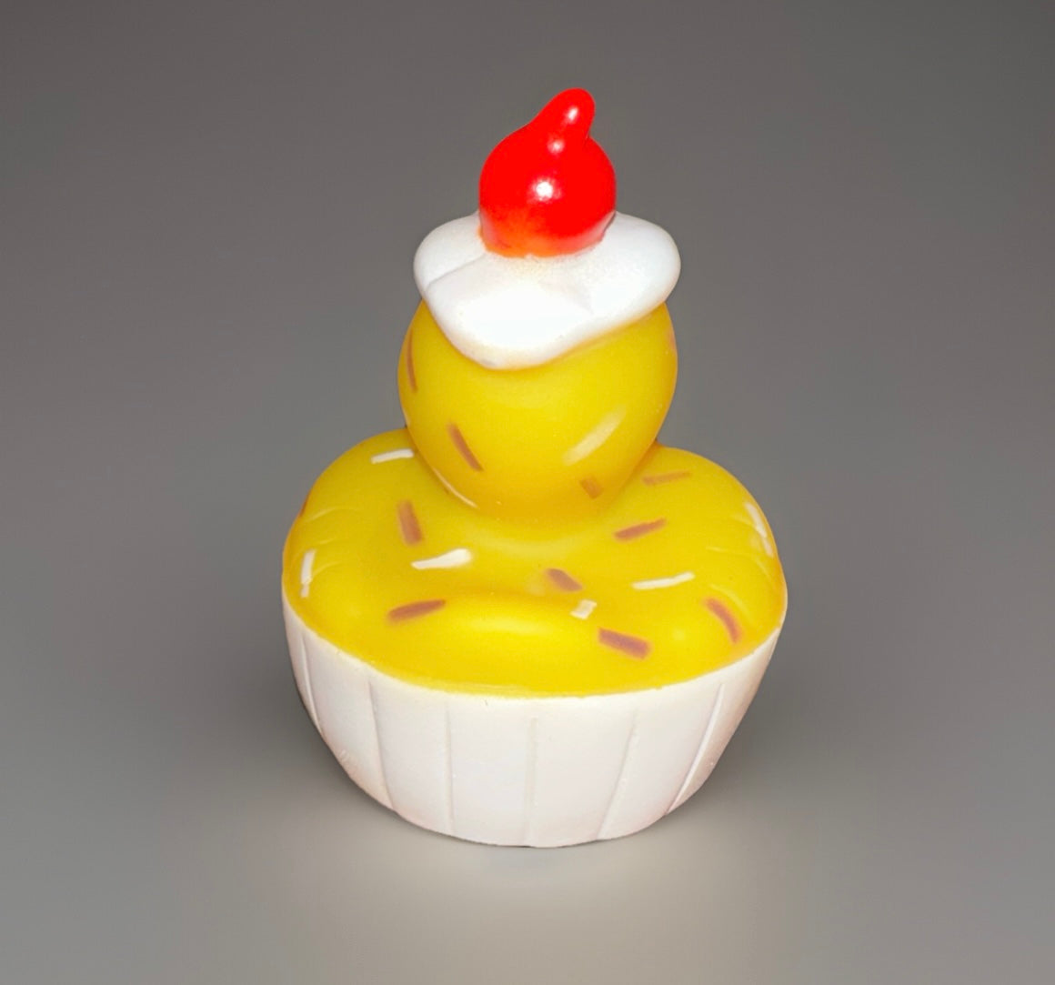 Vanilla Cupcake Rubber Duck 2”