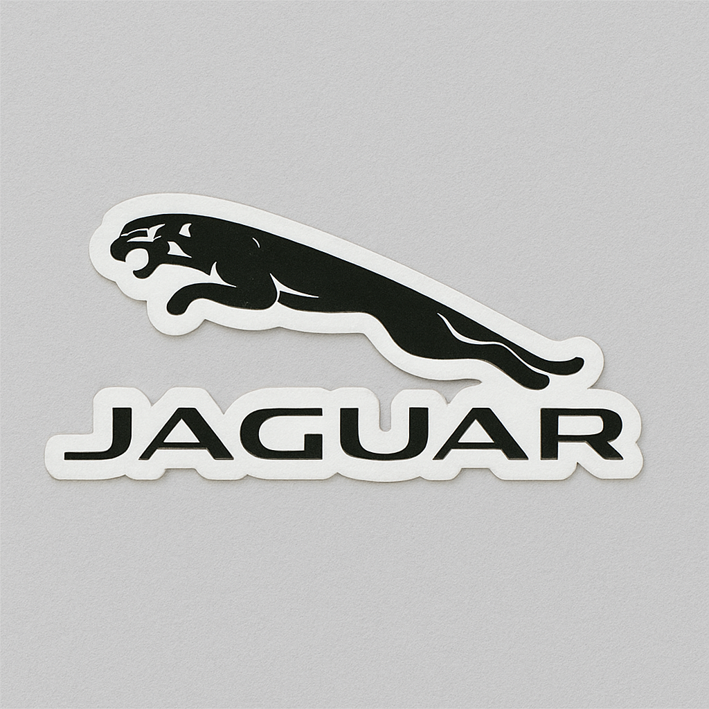 Jaguar Vinyl Sticker by Reed’s Rubber Ducks