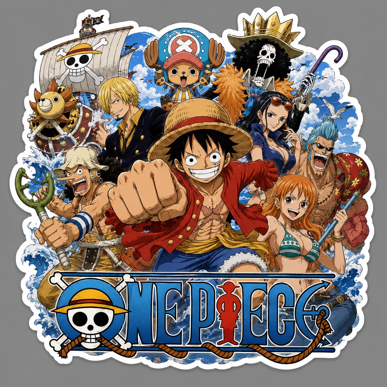 Anime Die-cut Waterproof Vinyl Sticker by Reed’s Rubber Ducks