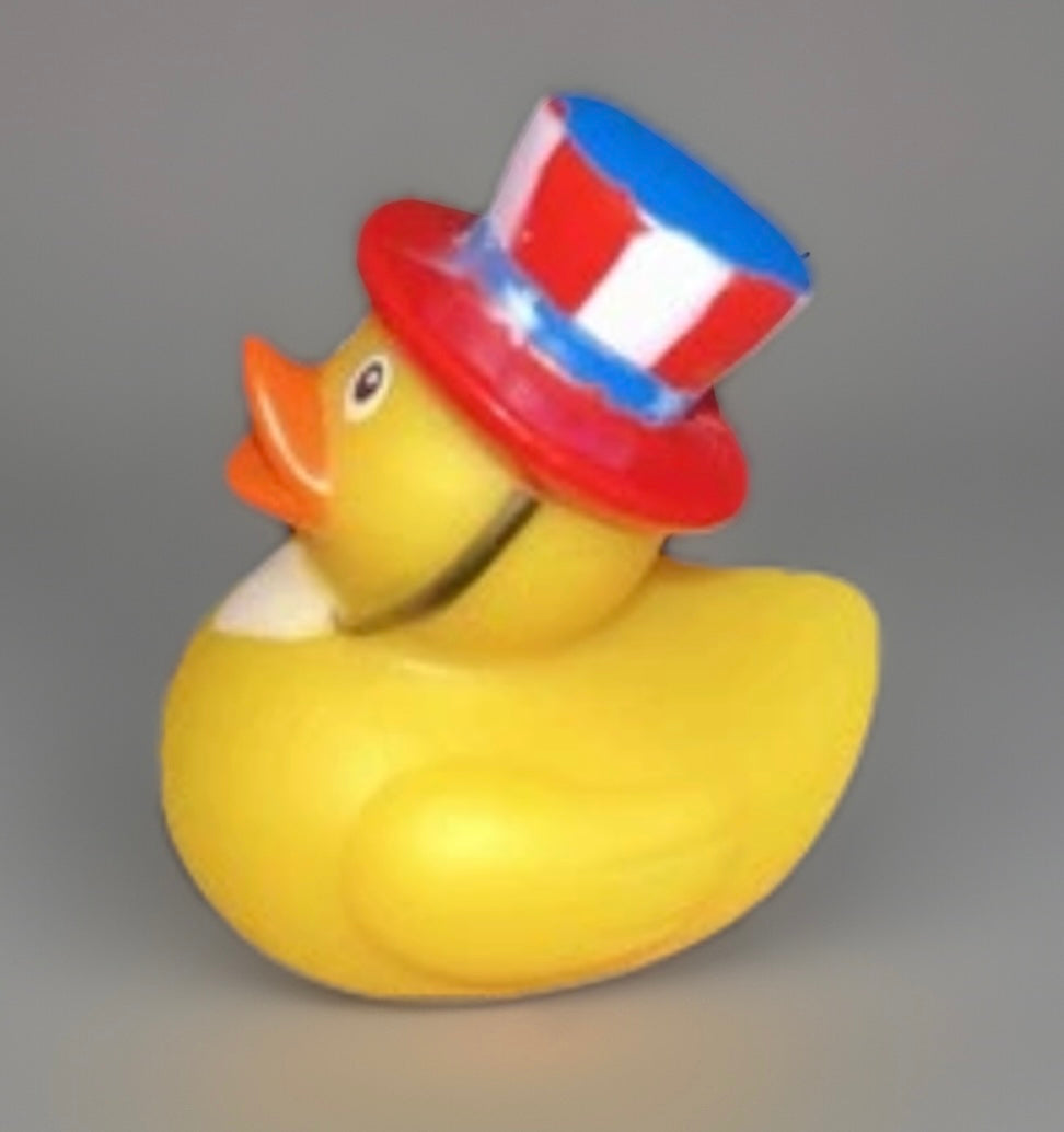 Patriot Bearded Rubber Duck 2”