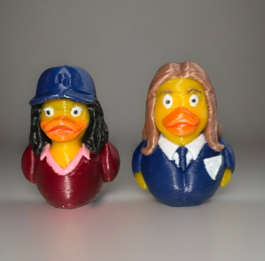 Gilmore Girls Lorelai and Rory 3D Printed Ducks (sold as a set)