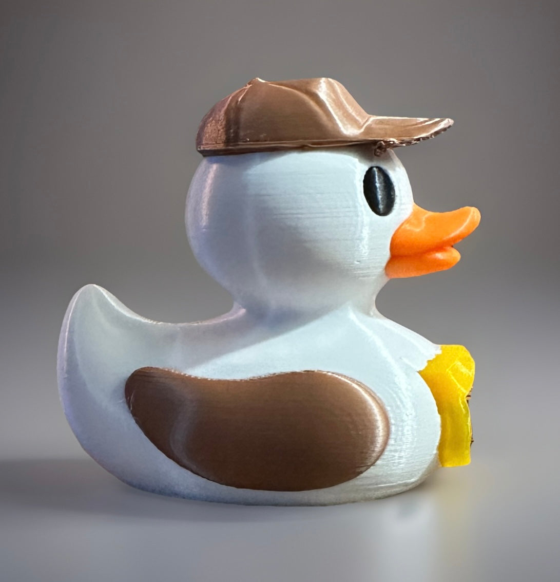 UPS 3D Printed Duck made by Reeds Rubber Ducks and Sensory Shop