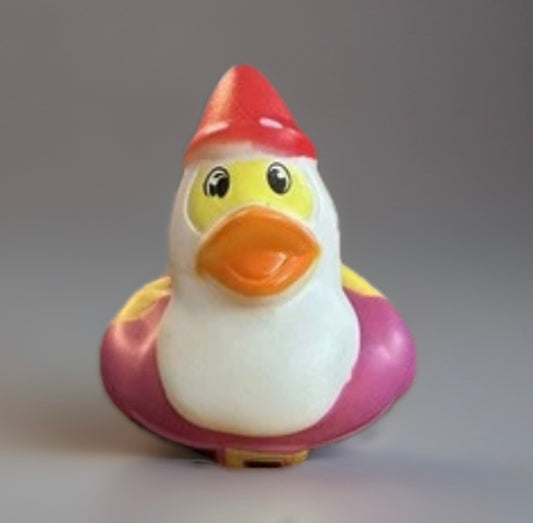 Purple Gnome Rubber Duck 2”