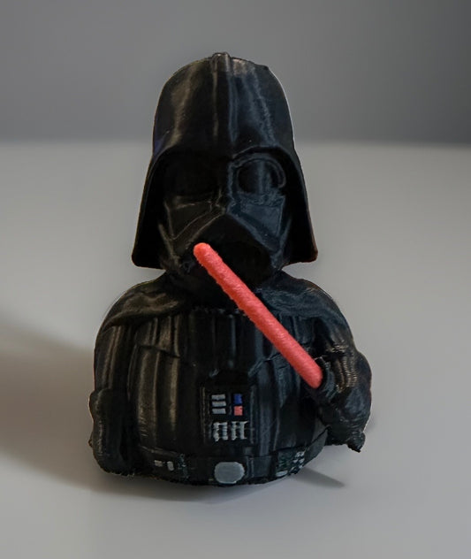 Star Wars Darth Vader 3D Printed Duck made by Reeds Rubber Ducks and Sensory Shop