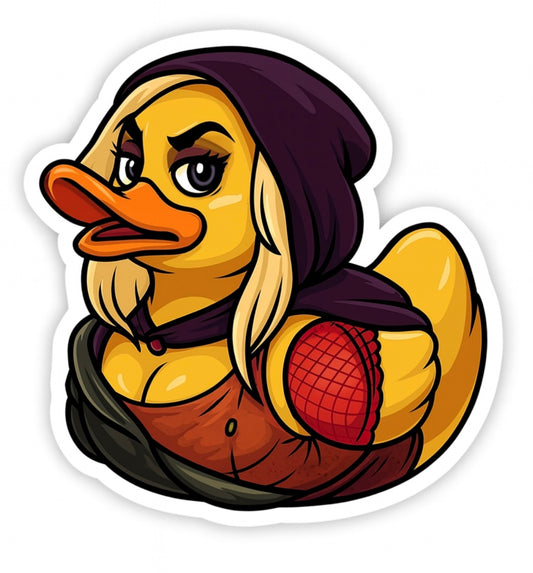 Hocus Pocus Sarah Sanderson Rubber Duck Sticker by Reed’s Rubber Ducks