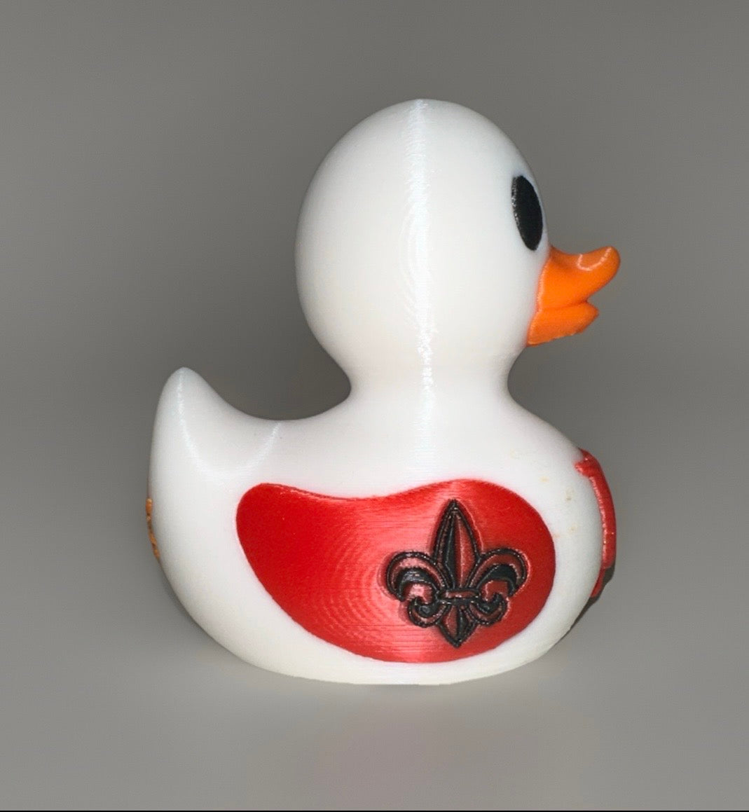 UL of Lafayette, Louisiana 3D Printed Duck made by Reeds Rubber Ducks and Sensory Shop