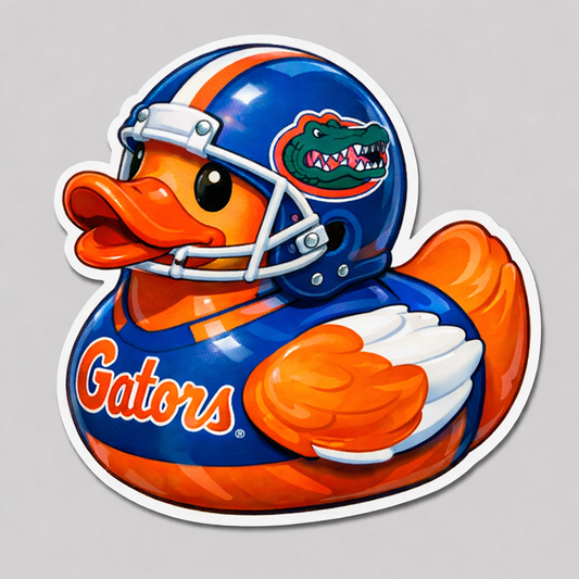 Florida Gators Rubber Duck Sticker by Reed’s Rubber Ducks