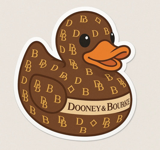 Dooney & Bourke Rubber Duck Sticker by Reed’s Rubber Ducks