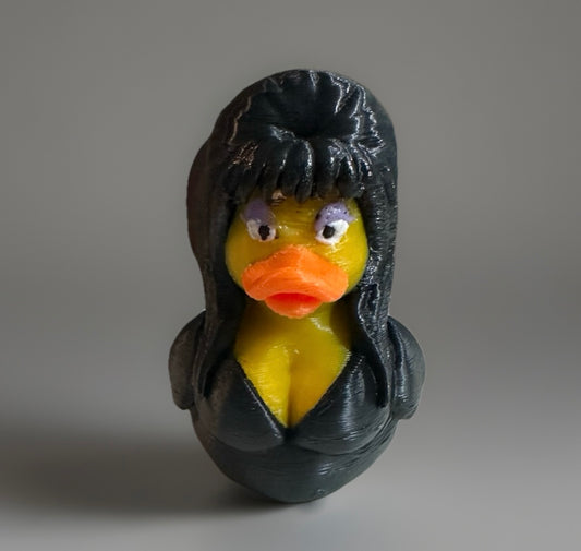 Elvira 3D Printed Duck made by Reeds Rubber Ducks and Sensory Shop
