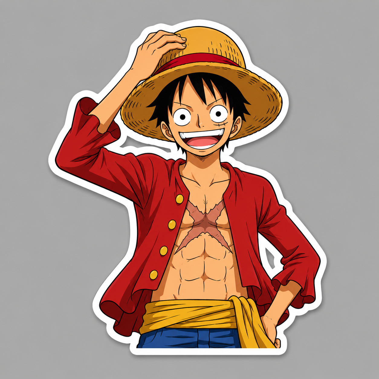 Anime Die-cut Waterproof Vinyl Sticker by Reed’s Rubber Ducks