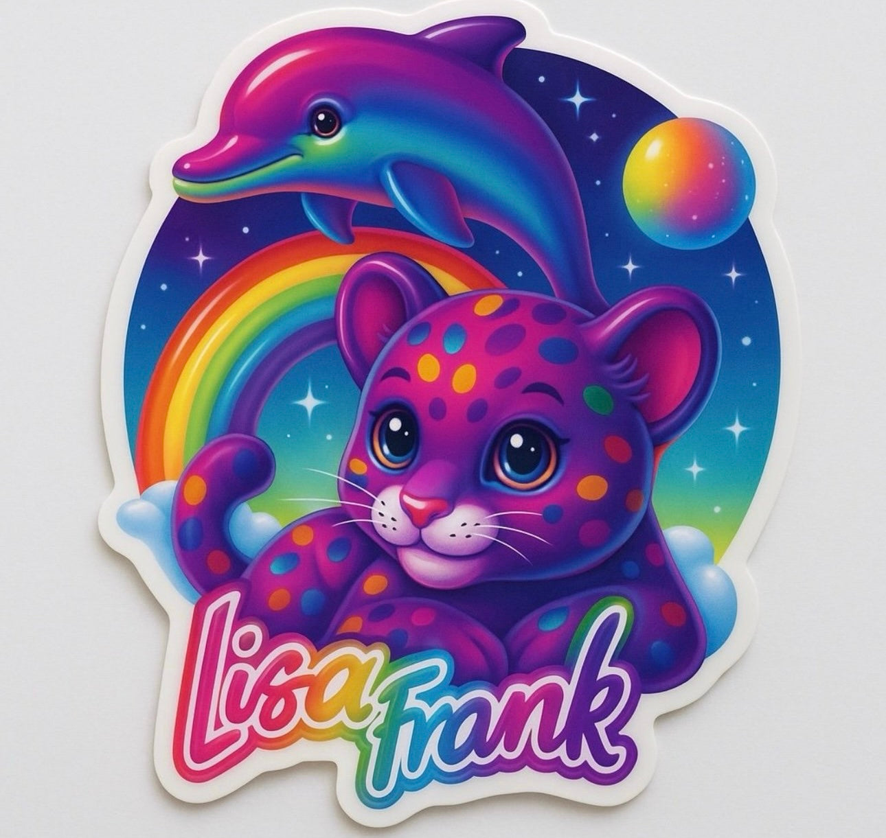 Lisa Frank Sticker by Reed’s Rubber Ducks and Sensory Shop