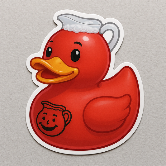 Kool Aid Rubber Duck Sticker by Reed’s Rubber Ducks