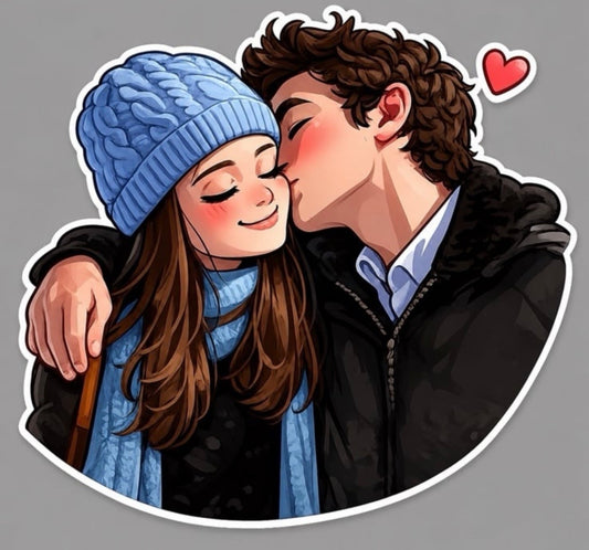 Rory and Jess Gilmore Girls Sticker Die-cut Vinyl by Reed’s Rubber Ducks
