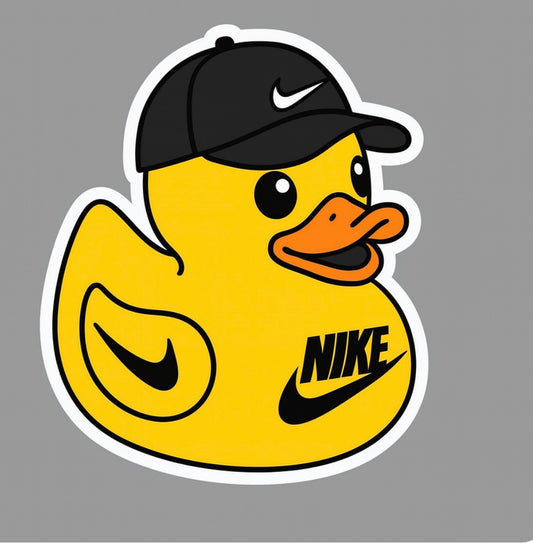 Nike Rubber Duck Sticker by Reed’s Rubber Ducks