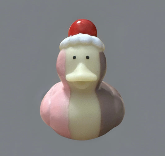 Neopolitan Icecream Cake Cone Rubber Duck 2”
