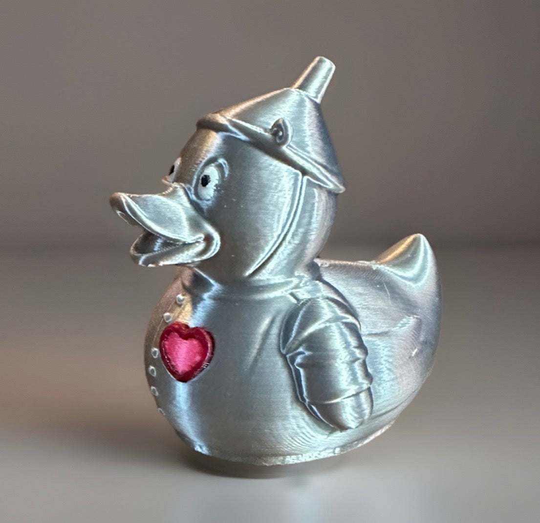 Reed's 3D Printed Wizard of Oz’s Tin Man Duck-Collectible