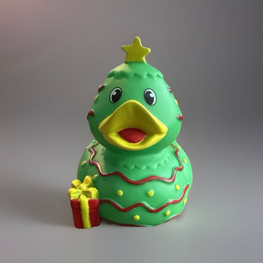 Christmas Tree Rubber Duck 3.5”