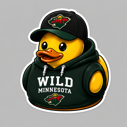 Minnesota Wild Die-Cut Vinyl Waterproof Sticker
