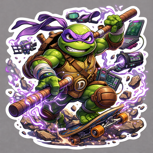 Teenage Mutant Ninja Turtles  Donatello Die-Cut Sticker by Reed’s Rubber Ducks
