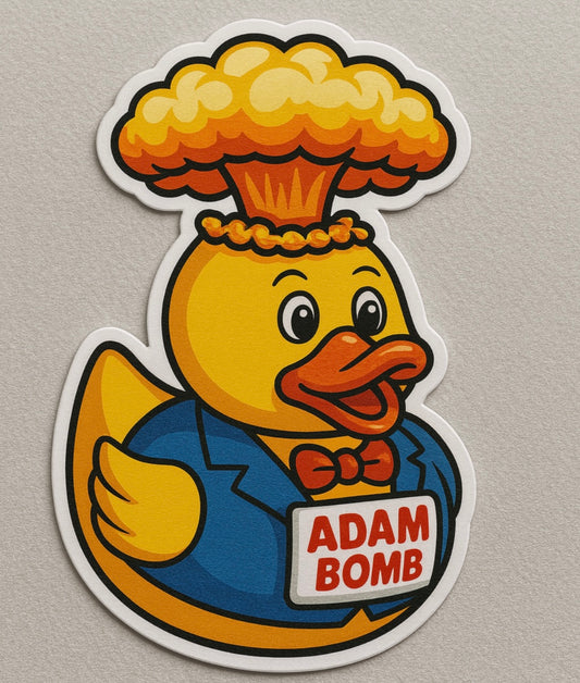 Garbage Pail Kids Rubber Duck Sticker by Reed’s Rubber Ducks