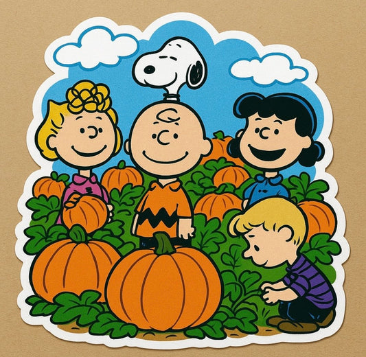 The Great Pumpkin Die-cut Waterproof Vinyl Sticker by Reed’s Rubber Ducks