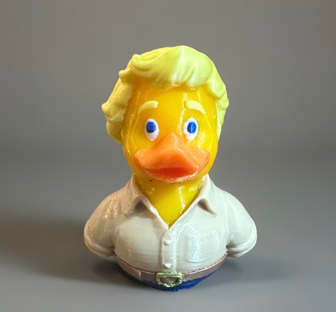Reed's 3D Printed Bo Duke Duck-Collectible