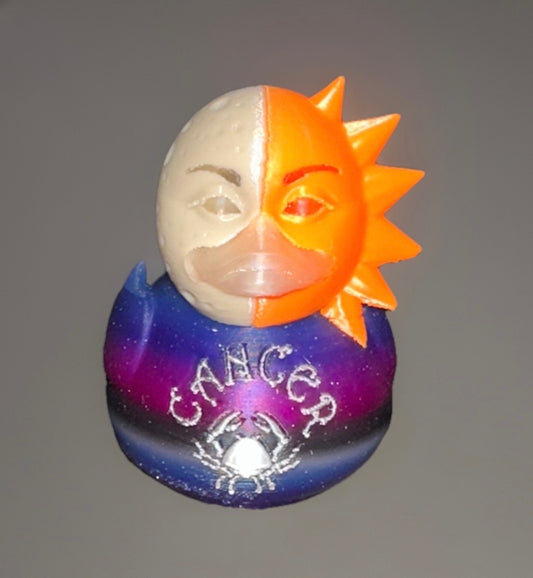Cancer Astrological 3D Printed Duck made by Reeds Rubber Ducks and Sensory Shop
