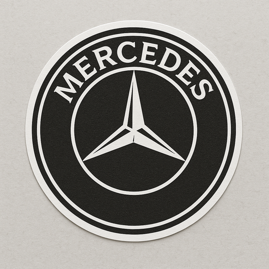 Mercedes Vinyl Sticker by Reed’s Rubber Ducks