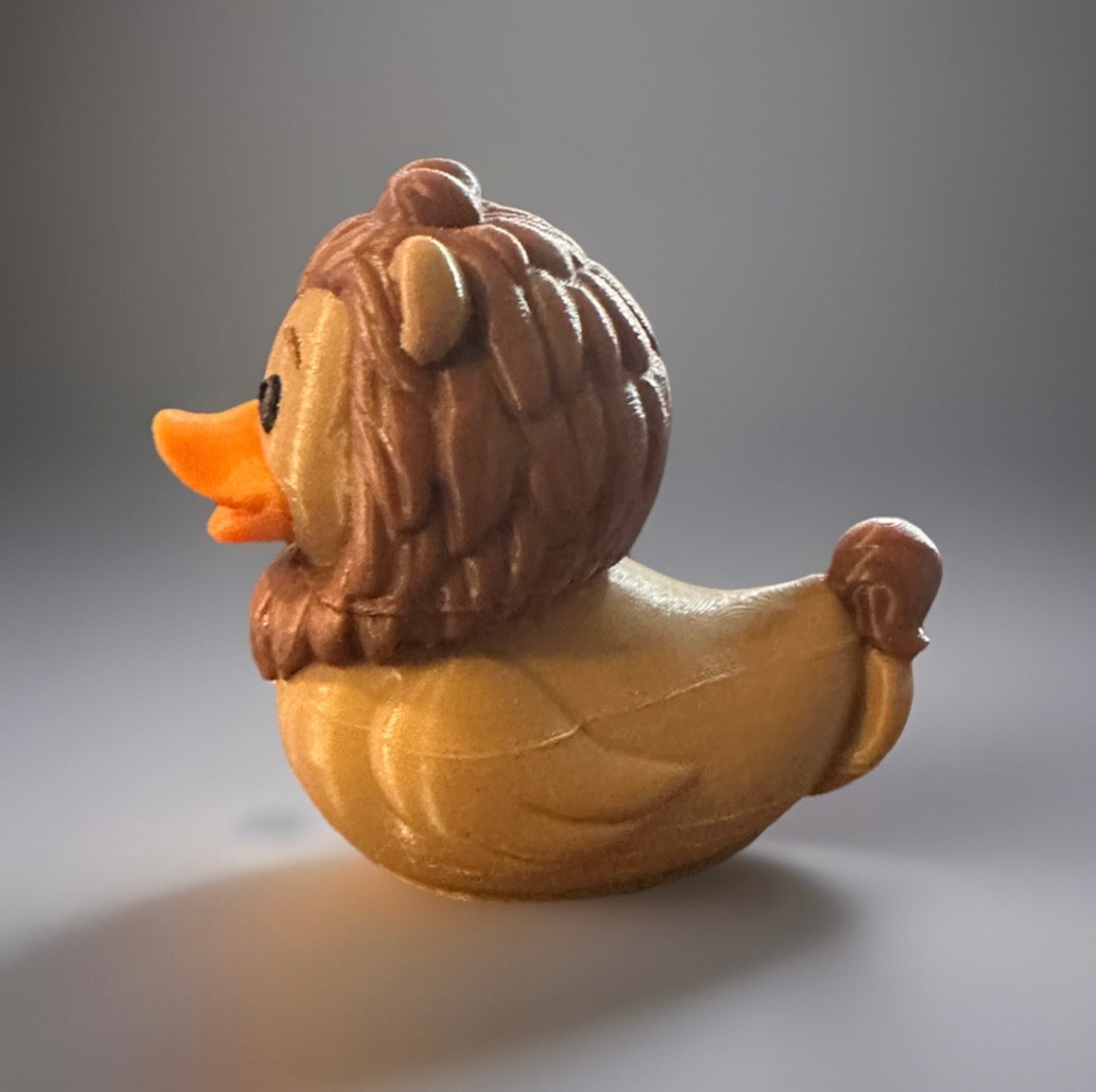 Reed's 3D Printed Wizard of Oz’s Cowardly Lion Duck-Collectible